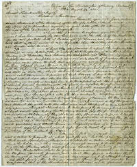 image of Philadelphia and Reading Railroad Company, letter including condensed balance sheet, August 1840, requesting funds for track completion