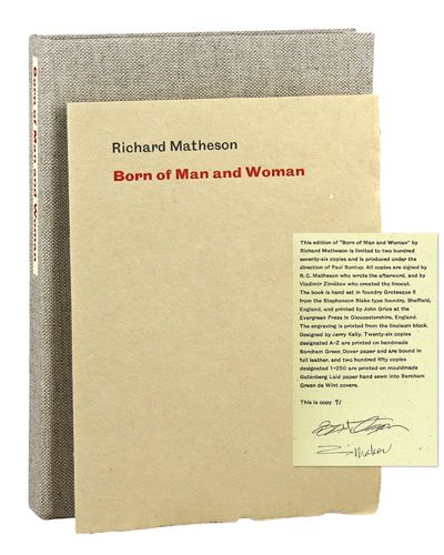 Born of Man and Woman [Limited Numbered Edition, Signed by R.C. Matheson and Vladimir Zimakov]