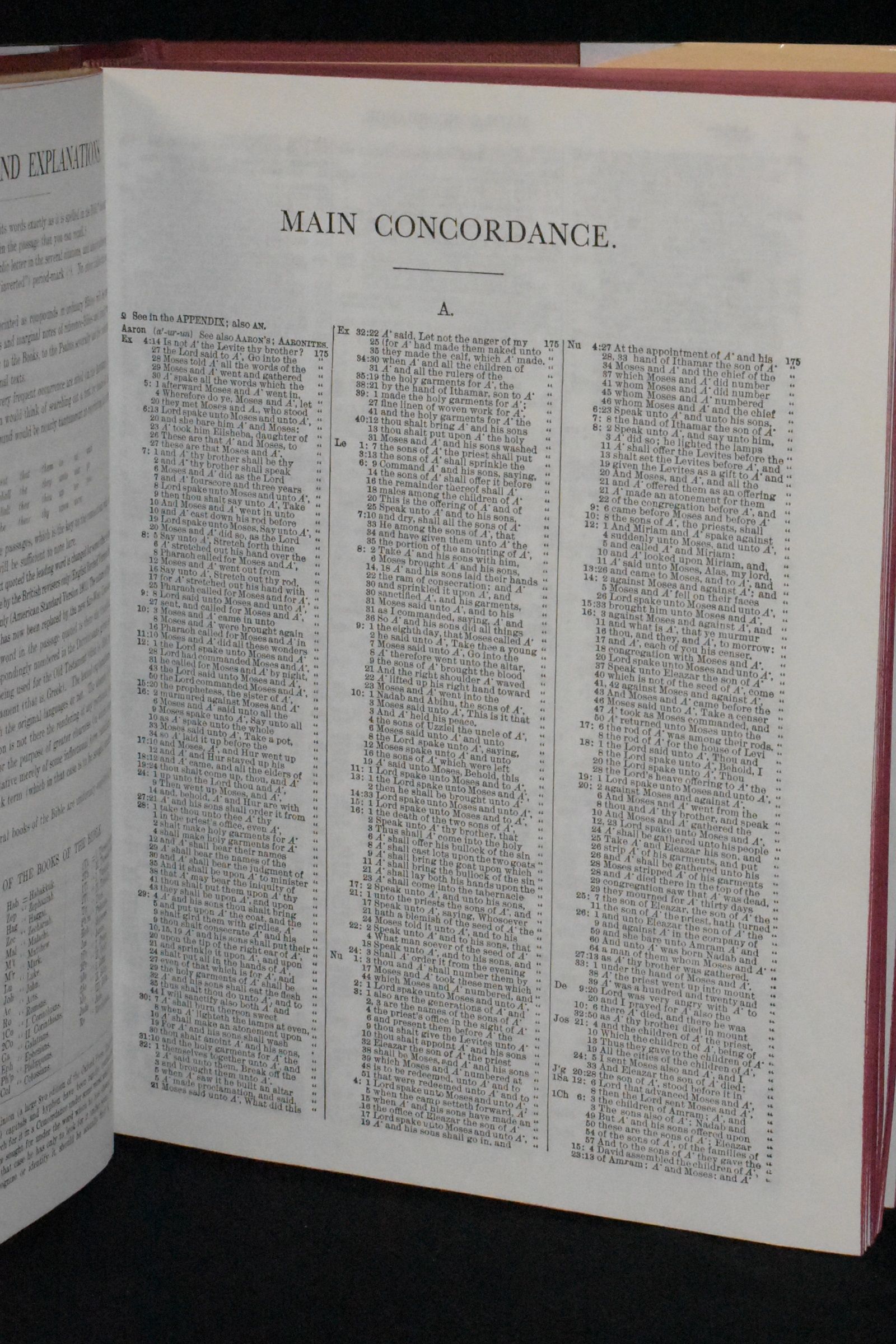 The Exhaustive Concordance of the Bible Showing Every Word of the Text of the Common English