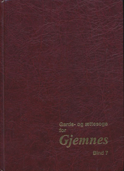 Gards- og ættesoge for Gjemnes.