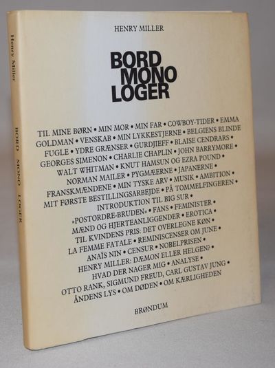 Bord monologer.