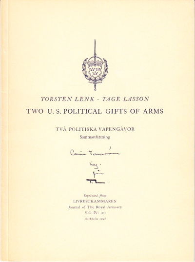 Two U. S. Political Gifts of Arms. Reprint from…