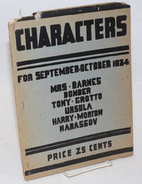 image of Characters; for September-October 1934