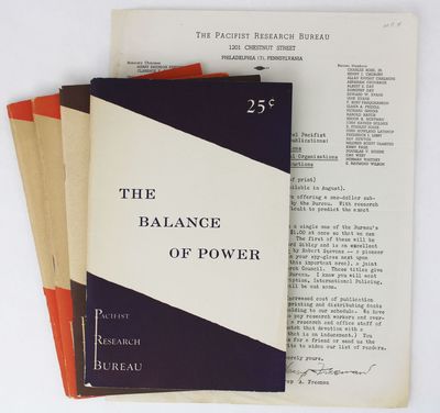 [Group of Three World War II-Era Publications by the Pacifist Research Bureau]