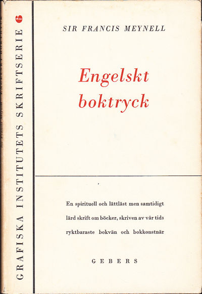 Engelskt boktryck. [Utg. av] Hugo Gebers förlag.