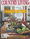 COUNTRY LIVING MAGAZINE NOVEMBER 2000