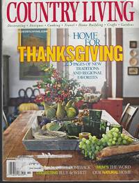 COUNTRY LIVING MAGAZINE NOVEMBER 2000 by Country Living - 2000 - from Gibson's Books (SKU: 83871)