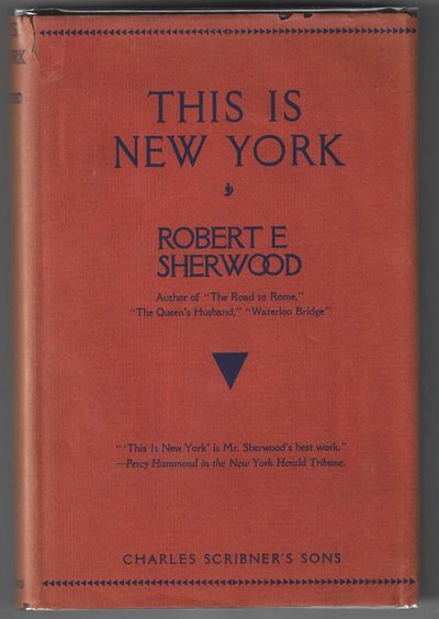 New York: Charles Scribner's Sons, 1931. 1st Edition. Hardcover. Near Fine/Near Fine. 8vo.,377pp. Sh...