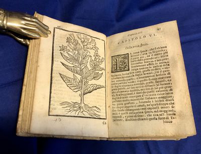 Il tabacco. Opera di (...) da Civita Castellana M. D. S. B. Nella quale si tratta dell’Origine, Historis, Coltura, Preparatione, Qualità, Natura, Virtù, & Uso in fumo, in polvere, in foglia, in lambitivo, et in medecina Della pianta volgarmente detta Tabacco. Si discorre degl’utili ch’arreca moderatamente preso, de i danni ch’apporta smoderatamente usato, e qual sia il vero, e legitimo modo di prenderlo. Trattato Naturale, Medico, Morale, e Curioso. (photo 2)