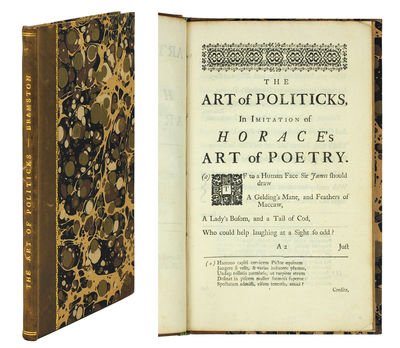 The Art of Politicks, In Imitation of Horace's Art of Poetry