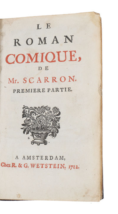 Le roman comique de Mr. Scarron. 3 parts (+) Les Nouvelles oeuvres Tragi-comiques. - ["ALMOST THE FIRST FRENCH NOVEL"] (photo 2)