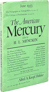The American Mercury June 1933