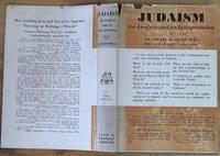 cover of Judaism: An Analysis and an Interpretation