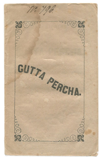 Beskrifning om gutta percha, dess ursprung och…