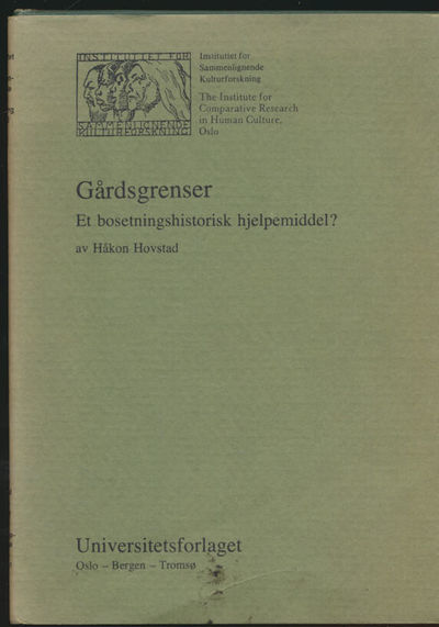 Gårdsgrenser. Et bosetningshistorisk hjelpemiddel?