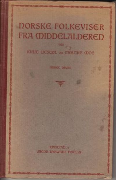 NORSKE FOLKEVISER FRA MIDDELALDEREN.  Med…
