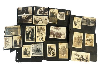  Successful college aged African American friend group photo archive, 1920s. Archive of 23 original ...