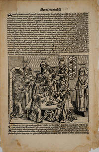 image of Halley's Comet and Anti-Semitism in 1493, from the Nuremberg Chronicle. Woodblock