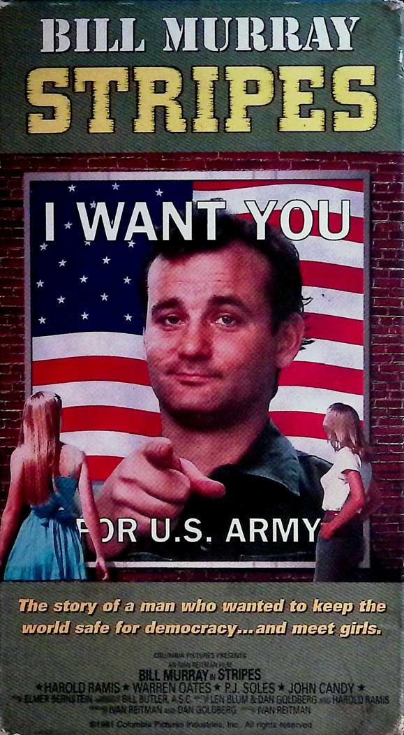 Bill Murray Stripes Poster