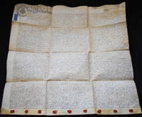 image of Handwritten Parchment Contract for Transfer of Property on Marriage and after Birth of Two Children