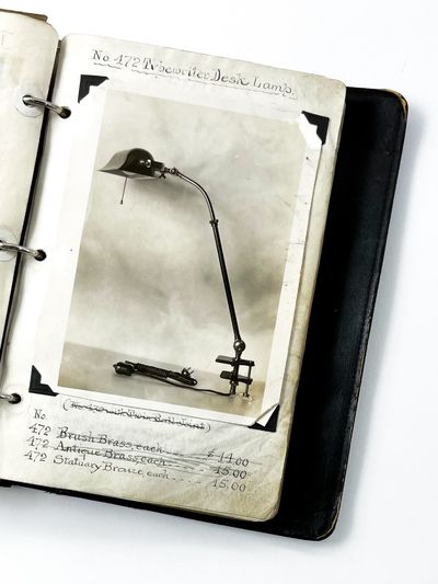 Manuscript Photo Catalogue of Light Fixture Manufacturer