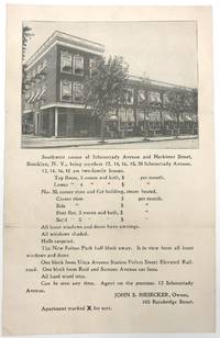Illustrated Circular Advertising Sale of Brooklyn Building