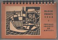 1968 Block Print Calendar by The Chicago Society of Artists, Inc