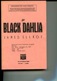 THE BLACK DAHLIA. by ELLROY, James - 1987