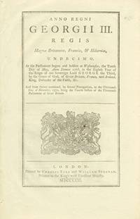 image of An Act for granting a Bounty upon the Importation of White Oak Staves, and Heading, from the British Colonies or Plantations in America