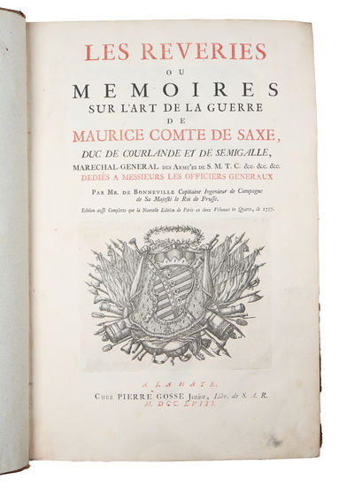 Les Reveries ou Memoires sur l'Art de la…