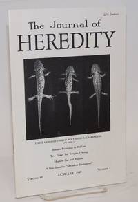 image of The journal of heredity, volume 40 number 1 January, 1949