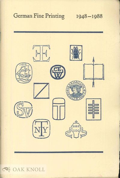 GERMAN FINE PRINTING 1948-1988