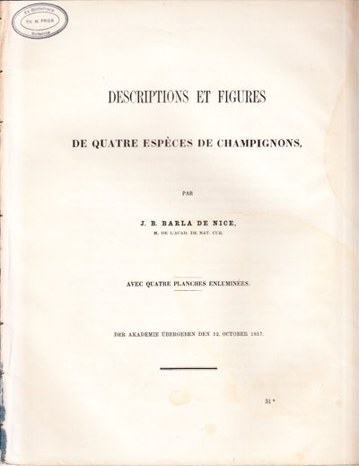 Descriptions et figures de quatre espèces de…
