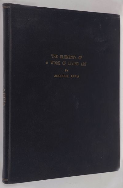 The Elements of a Work of Living Art (aka The Work of Living Art) [TYPESCRIPT EARLY TRANSLATION, INSCRIBED & SIGNED BY EDWARD F. KOOK TO HARRY HORNER] [WITH PUBLISHED EDITION]