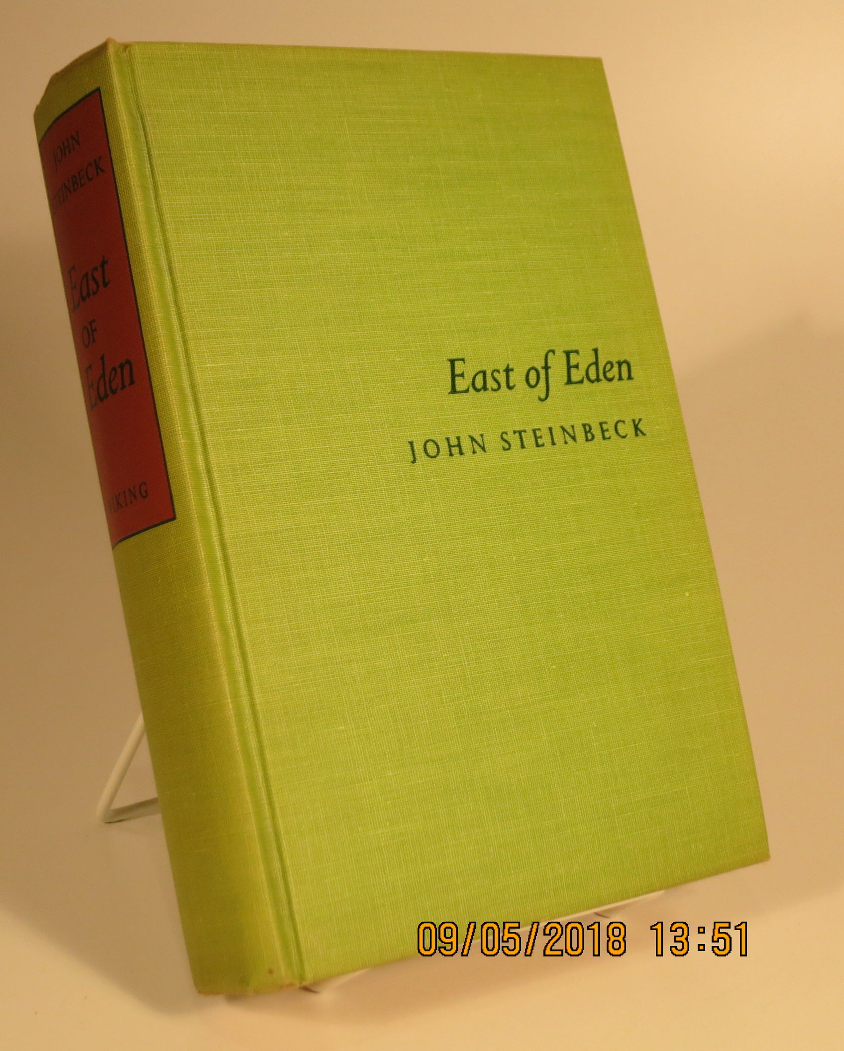 East of Eden by John Steinbeck | lime green buckram | 1952