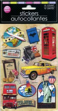 US/UK Travel Stickers by Greenbrier International, Inc