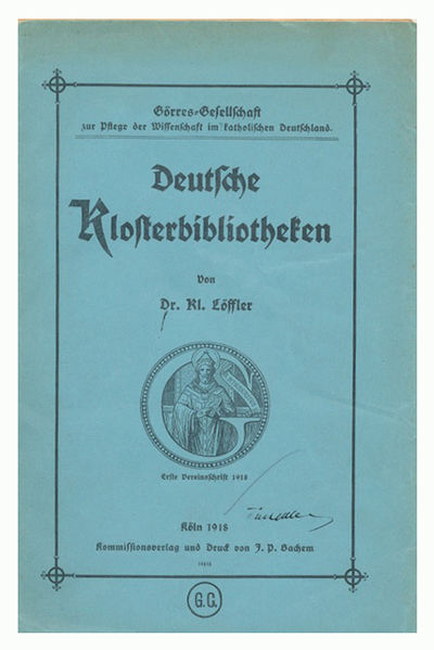 Deutsche Klosterbibliotheken.