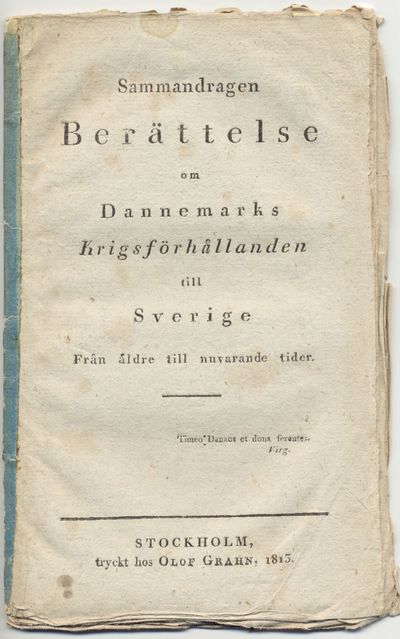 Sammandragen berättelse om Dannemarks…