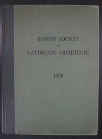 Boston Society of Landscape Architects, Chapter of the American Society of Landscape Architects,...