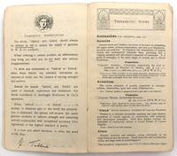 Wellcome's Excerpta Therapeutica" -- c.1907 Pocket Guide to Pharmaceuticals