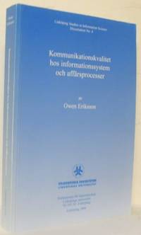 Kommunikationskvalitet hos informationssystem och…