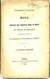 Observations on a Bill to Permit the General Sale of Beer, by Retail in England, Most Respectfully Submitted to the Members of the House of Commons