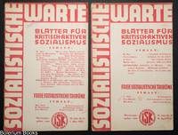 Sozialistische Warte; Blätter für kritisch-aktiven sozialismus, 12. Jahr. Nr. 8 (15. April 1937) [and] 12. Jahr. Nr. 9 (A. Mai 1937) [two consecutive issues]
