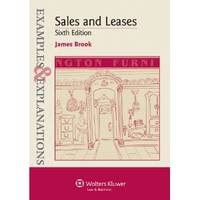Examples & Explanations: Sales and Leases