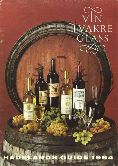 Vin i vakre glass. Hadelands guide 1964.