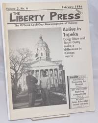 image of The Liberty Press: the official LesBiGay newsmagazine of Kansas vol. 2, #6, February 1996; Active in Topeka