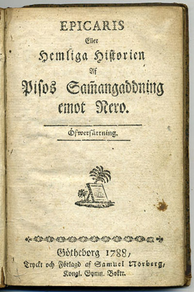 Epicaris eller hemliga historien af Pisos…
