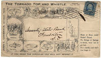 All-over illustrated advertising cover for The Tornado Top and Whistle featuring Palmer Cox&#039;s Brownies by Cox, Palmer - 1895