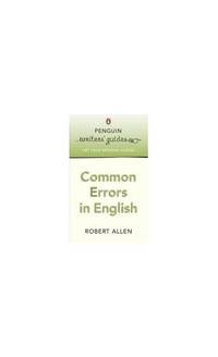 Common Errors and Problems in English