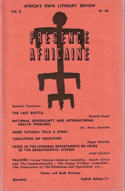 Presence Africaine Volume Eight, Number 36